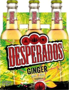 Desperados Ginger sixpack met flesjes van 33cl Desperados Ginger sixpack met flesjes van 33cl